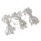 Northlight Commercial Grade C7 Christmas Light Socket Set - 100' White Wire - 18 Gauge